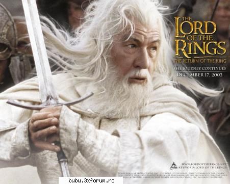 LOTR-one of the best of all times... - And now...Gandalf!!! - Dak avem muzik, avem si filme nu?!